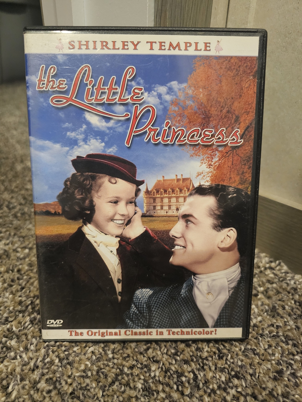 Shirley Temple The Little Princess DVD - Colorful Blue & Red Artwork